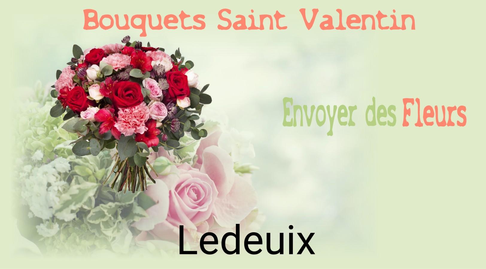 Roses de Saint-Valentin livrées à Ledeuix
